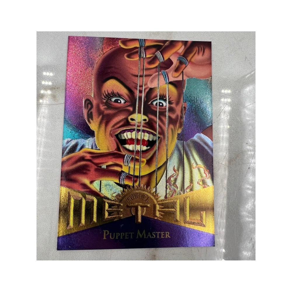 Marvel Metal Puppet Master #38 Fleer Trading Card Vintage Fantastic Four 1995